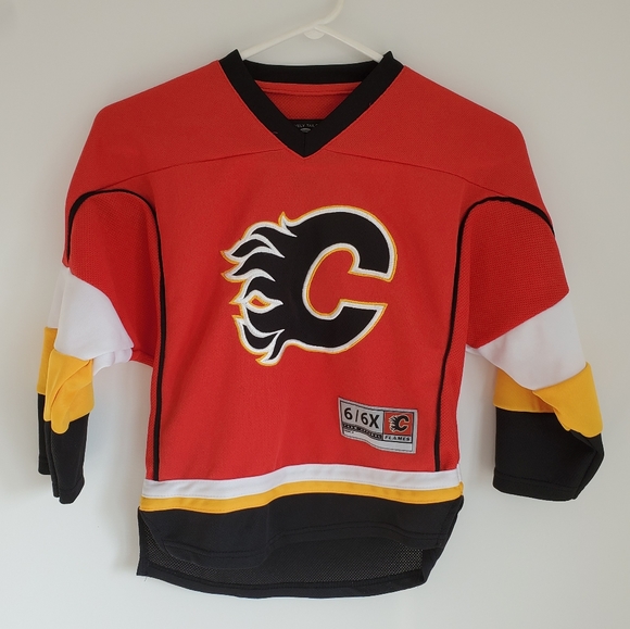NHL Calgary Flames Kids Jersey Size 6